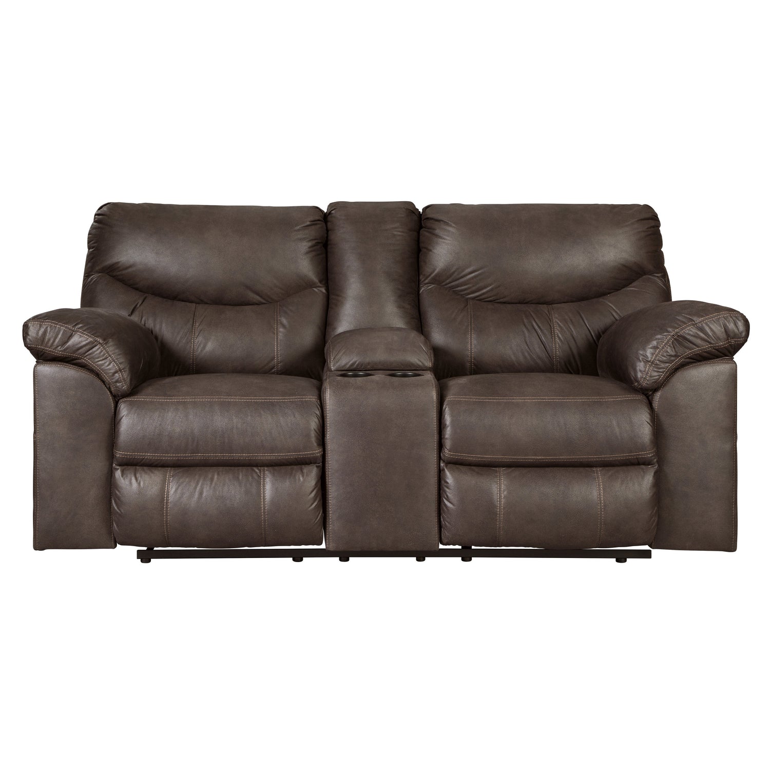 Boxberg Reclining Loveseat with Console Ash-3380394