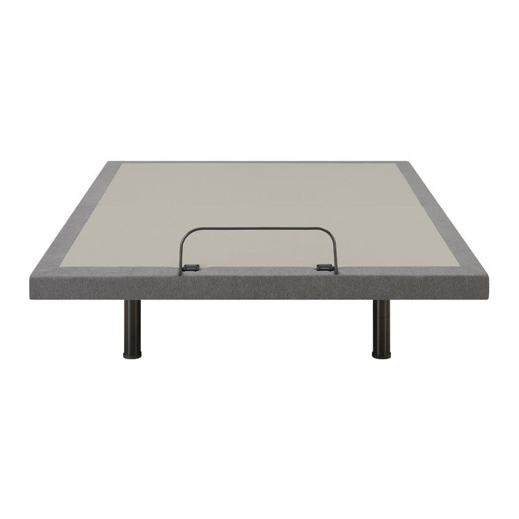 Clara Full Adjustable Bed Base Grey and Black 350131F