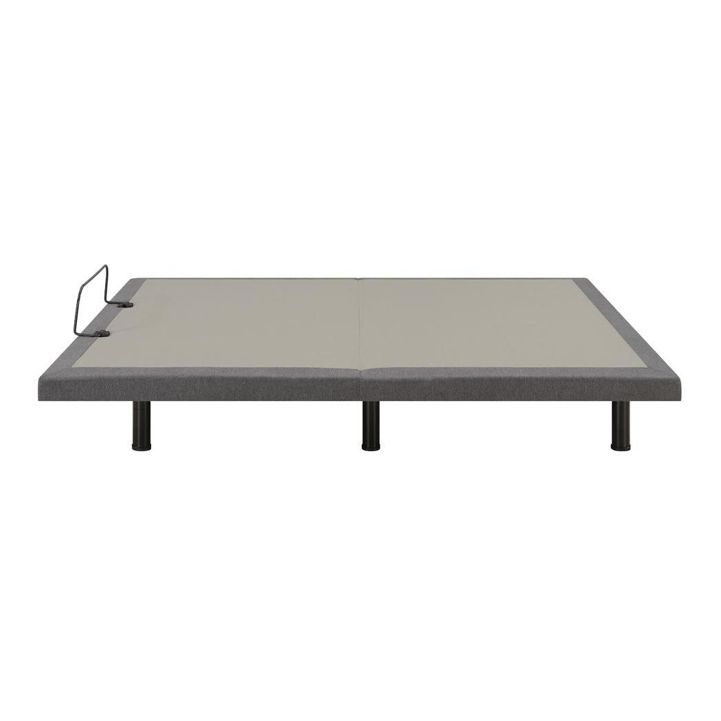 Clara Full Adjustable Bed Base Grey and Black 350131F