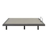 Negan Eastern King Adjustable Bed Base Grey and Black 350132KE