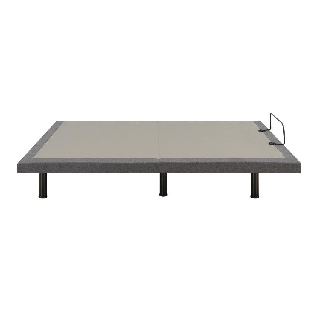 Negan Eastern King Adjustable Bed Base Grey and Black 350132KE
