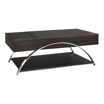 LIFT TOP COCKTAIL TABLE W/4PC CASTERS 3533RF-30