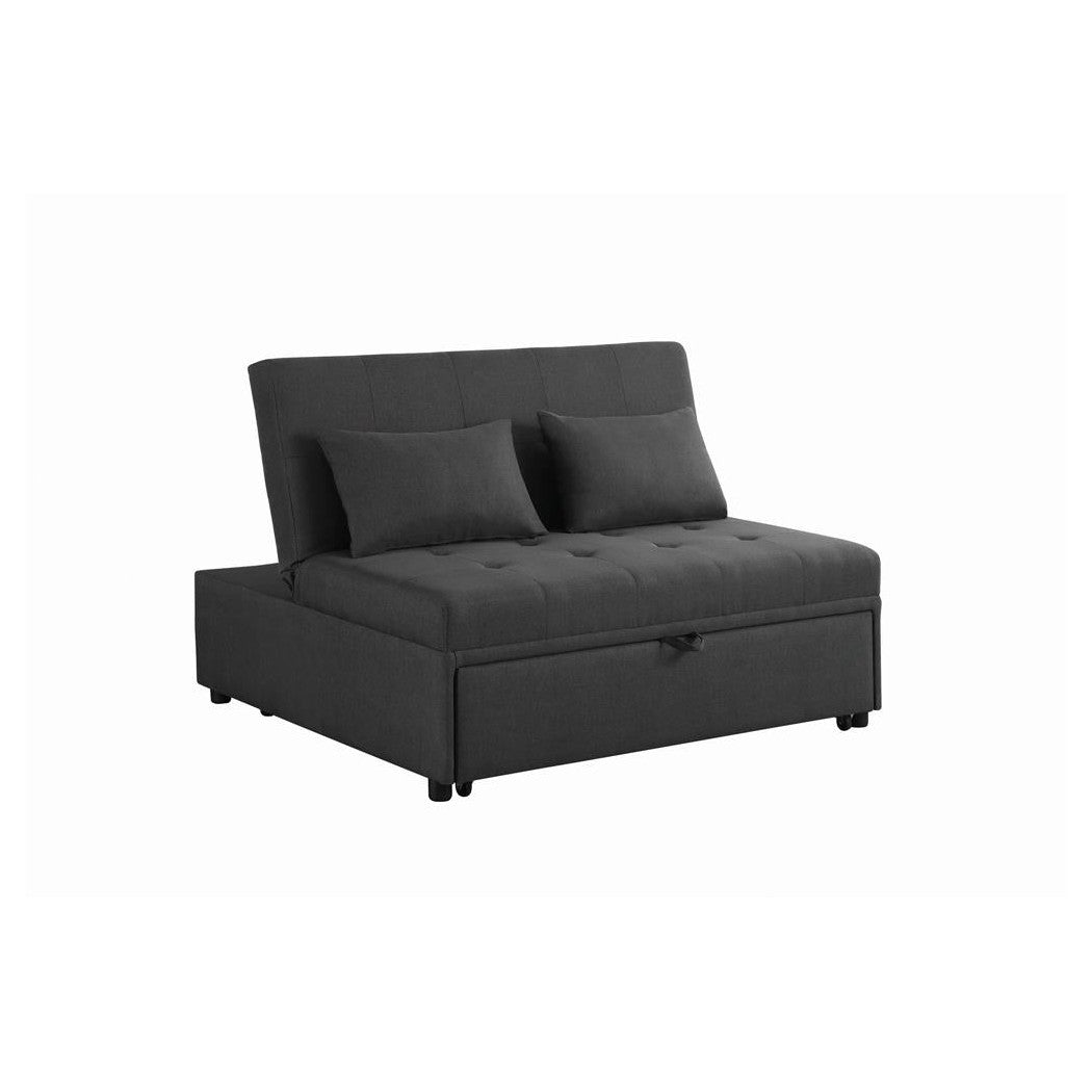 Lance Tufted Upholstered Sleeper Sofa Bed Grey 360092
