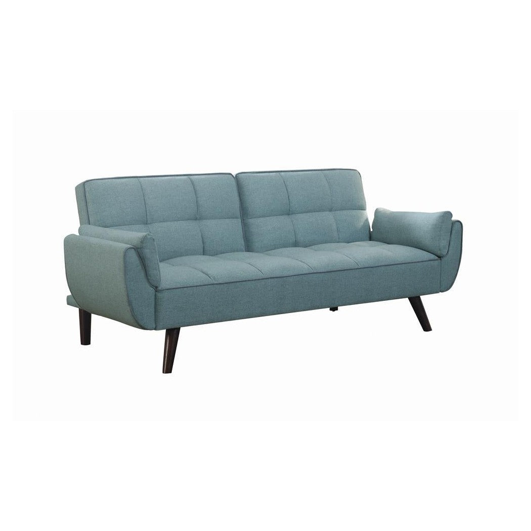 Caufield Biscuit-tufted Sofa Bed Turquoise Blue 360097