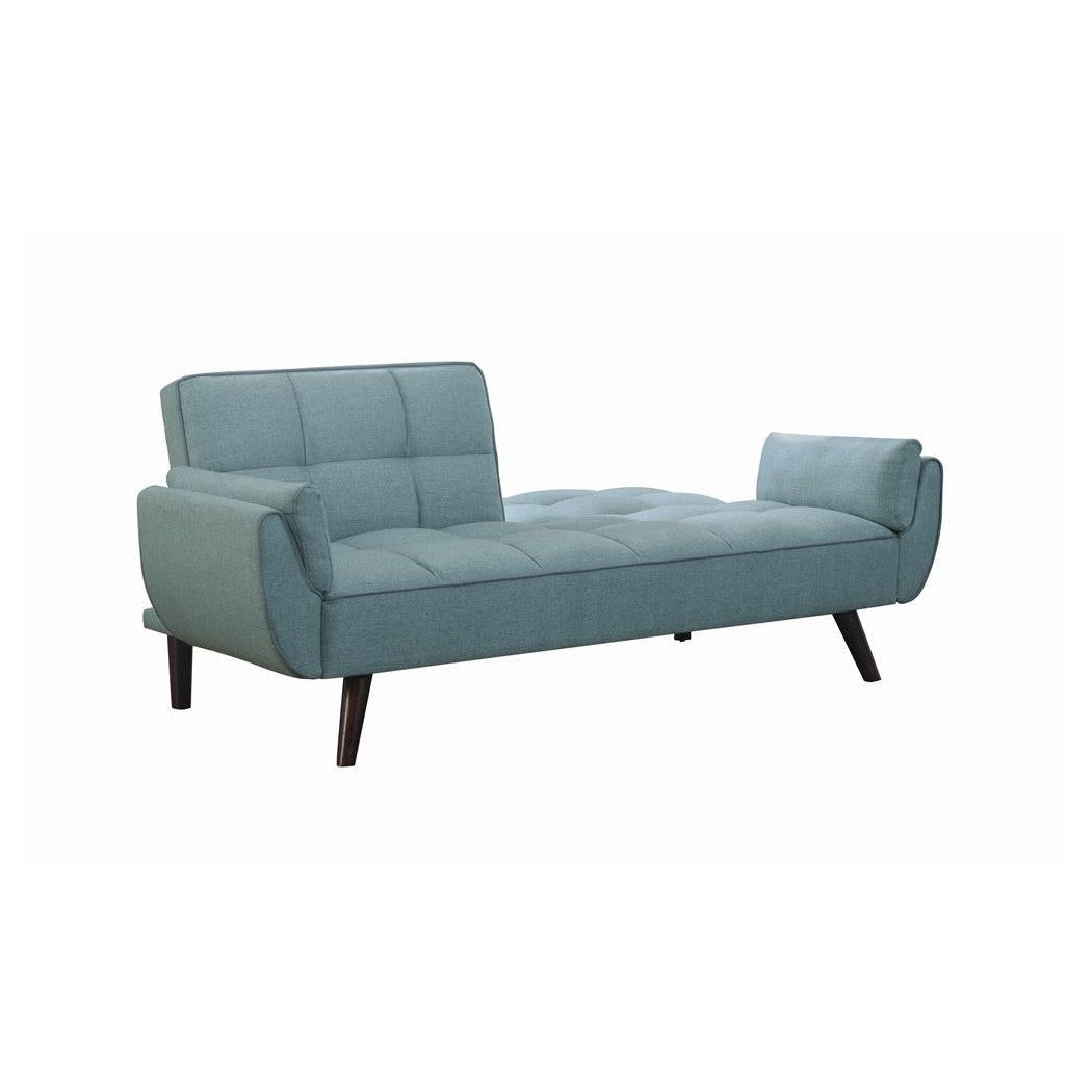 Caufield Biscuit-tufted Sofa Bed Turquoise Blue 360097