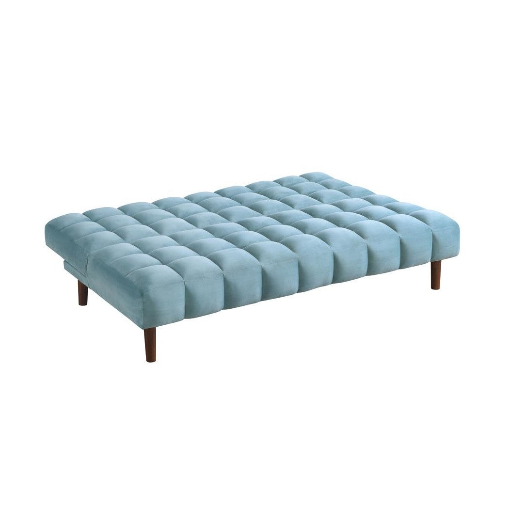 Cullen Biscuit Tufted Upholstered Sofa Bed Teal 360235