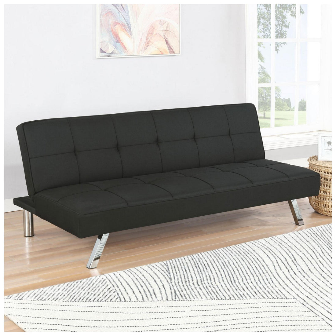 Joel Upholstered Tufted Sofa Bed 360281