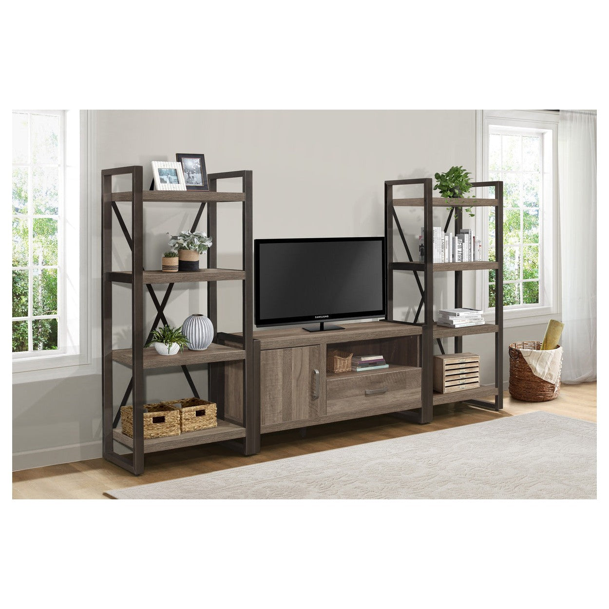 4-SHELF BOOKCASE 36060NM-16