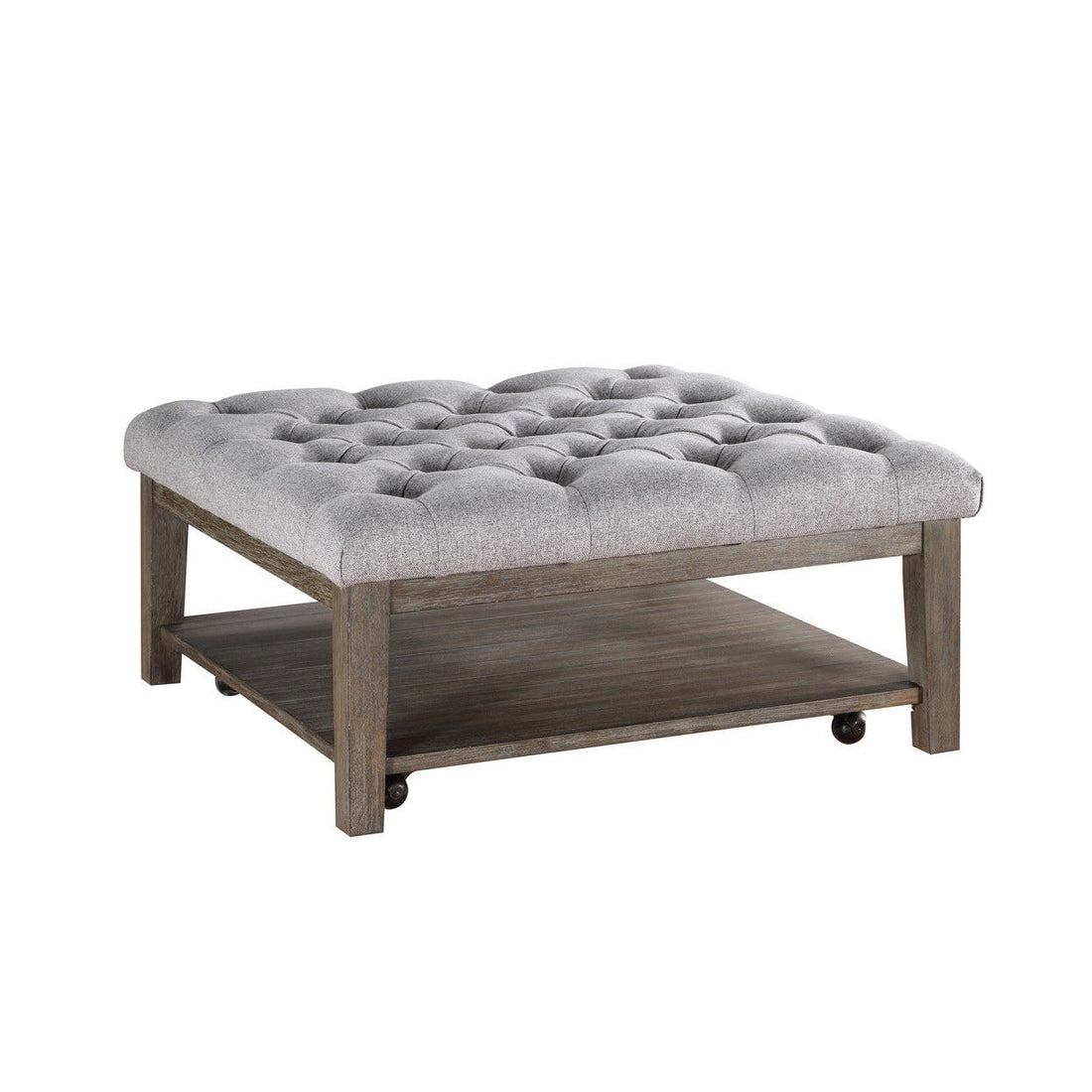 SQUARE CKTL TBL, FABRIC, GRAY 3630-01