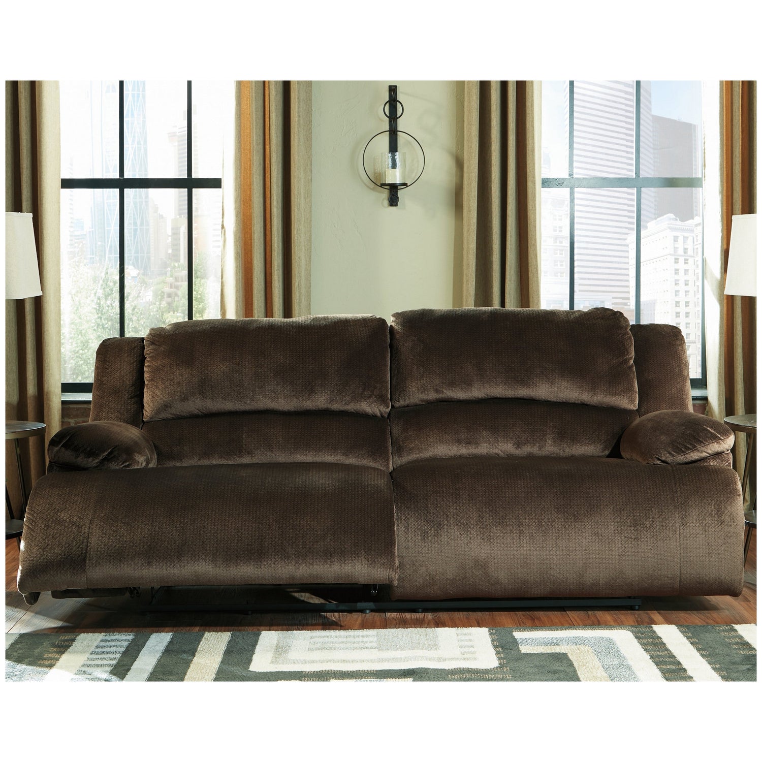Clonmel Power Reclining Sofa and Loveseat Ash-36504U2