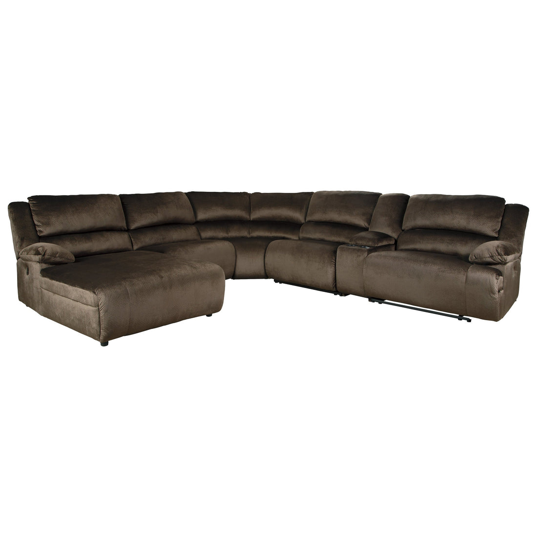 Clonmel 6-Piece Power Reclining Sectional with Chaise Ash-36504S22