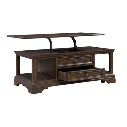 Rectangular Lift Top Cocktail Table with Casters (48&quot;L x 24&quot;W x 19.5&quot;H) 3681-30