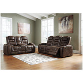 Game Zone Power Reclining Sofa Ash-3850115