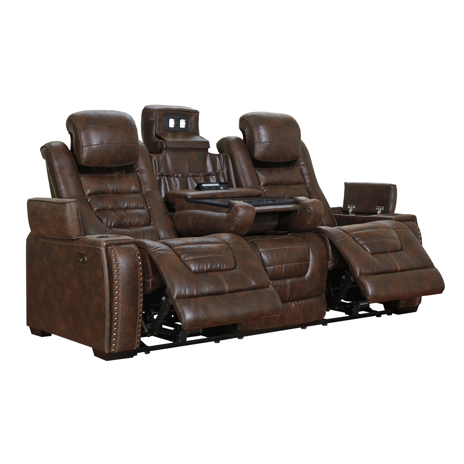 Game Zone Power Reclining Sofa Ash-3850115