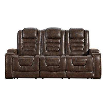 Game Zone Power Reclining Sofa Ash-3850115