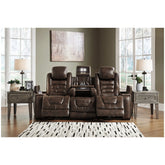 Game Zone Power Reclining Sofa Ash-3850115