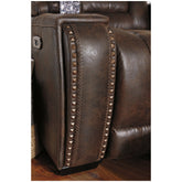 Game Zone Power Reclining Sofa Ash-3850115