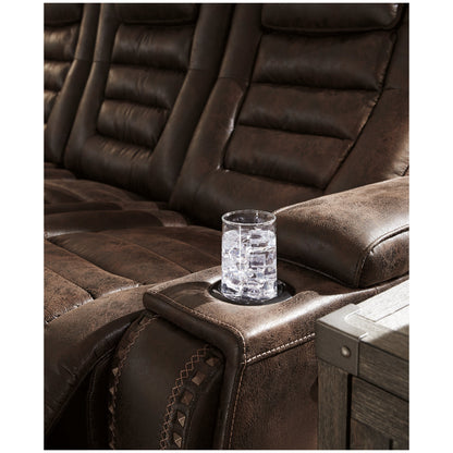 Game Zone Power Reclining Sofa Ash-3850115