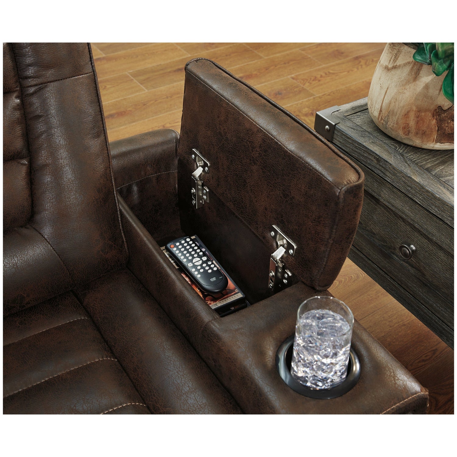 Game Zone Power Reclining Sofa Ash-3850115