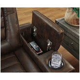 Game Zone Power Reclining Sofa Ash-3850115