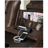Game Zone Power Reclining Sofa Ash-3850115
