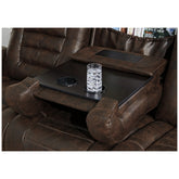 Game Zone Power Reclining Sofa Ash-3850115