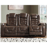 Game Zone Power Reclining Sofa Ash-3850115