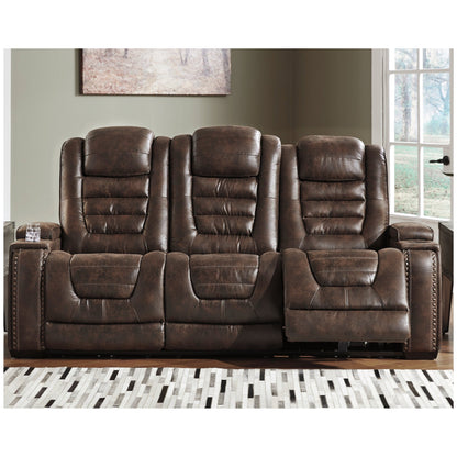 Game Zone Power Reclining Sofa Ash-3850115