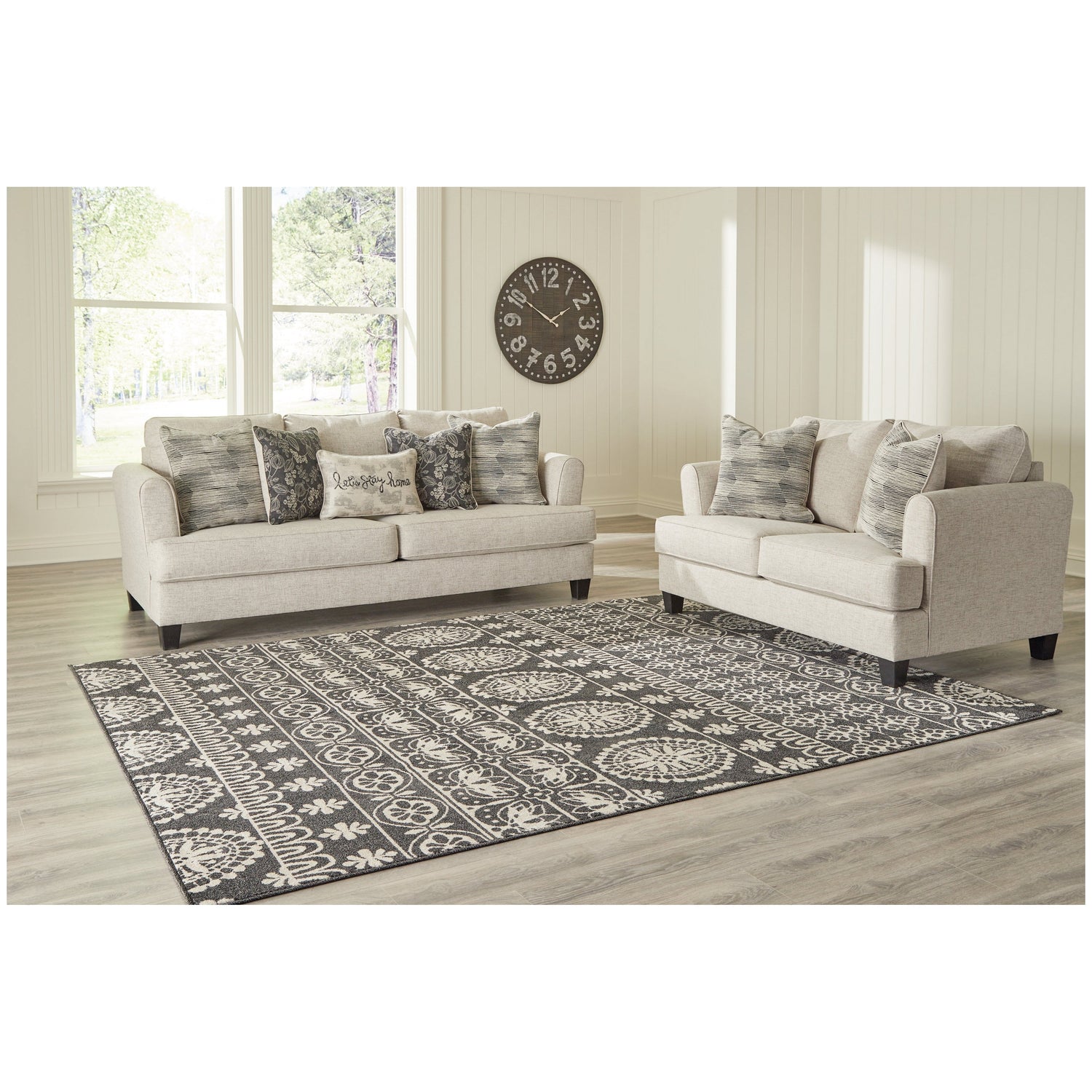 Callisburg Sofa and Loveseat Ash-39001U1