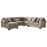 Pantomine 5-Piece Sectional with Chaise Ash-39122S1