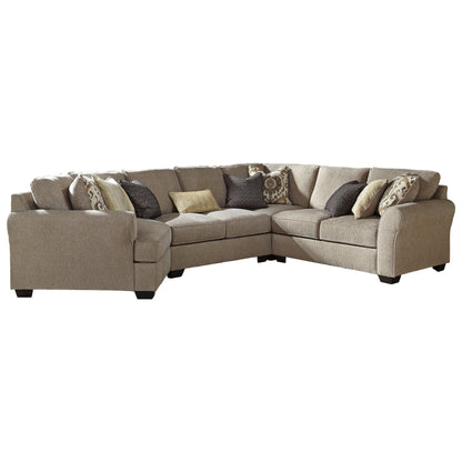 Pantomine 4-Piece Sectional with Cuddler Ash-39122S11