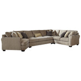Pantomine 4-Piece Sectional with Cuddler Ash-39122S12