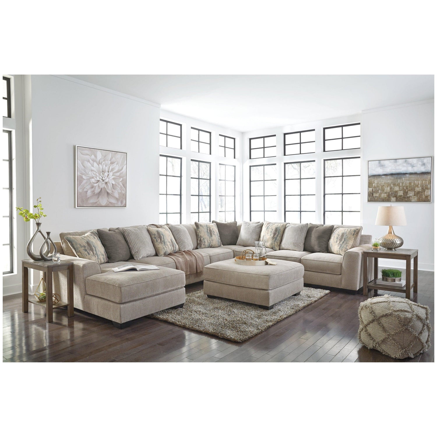 Ardsley 5-Piece Sectional with Chaise Ash-39504S7