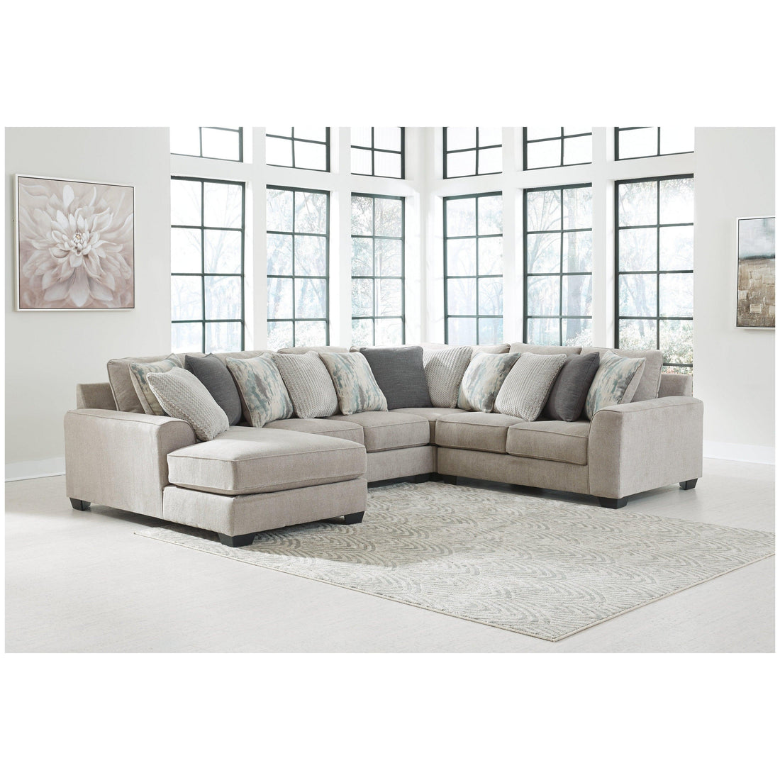 Ardsley 4-Piece Sectional with Chaise Ash-39504S9