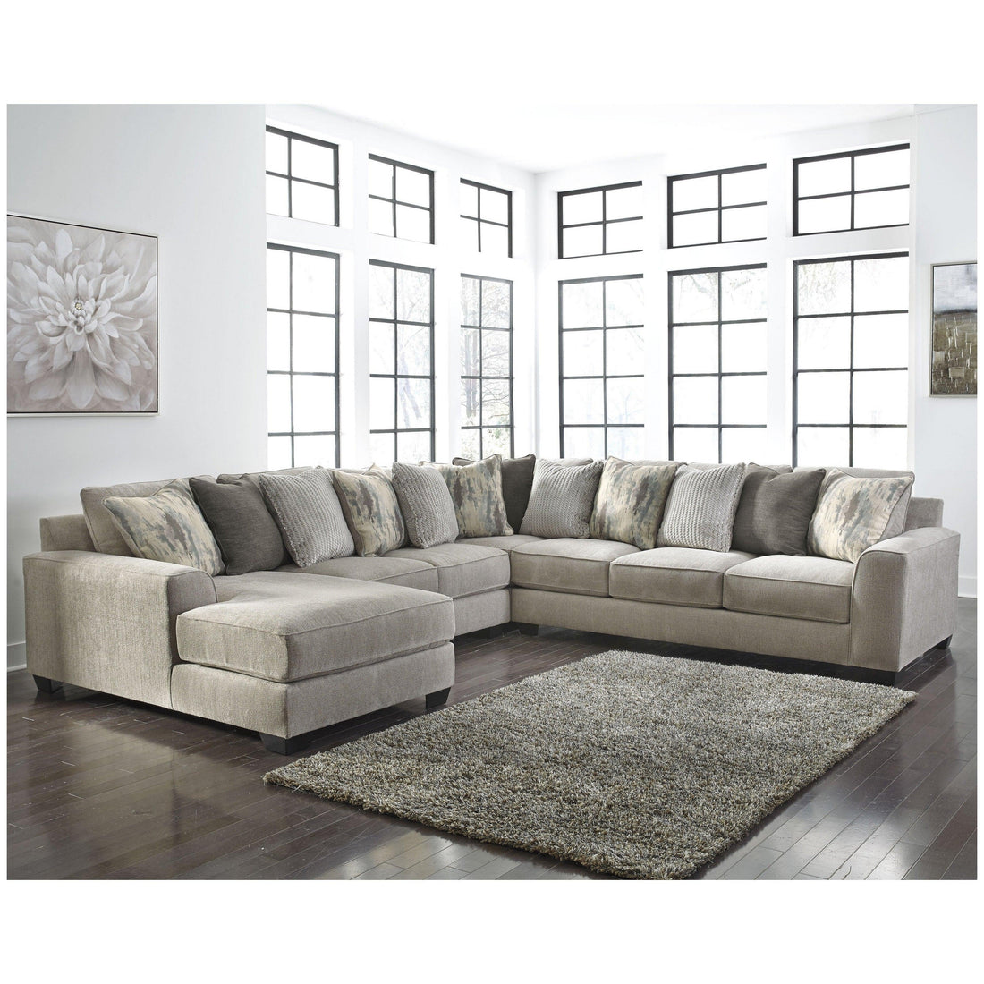 Ardsley 4-Piece Sectional with Chaise Ash-39504S1