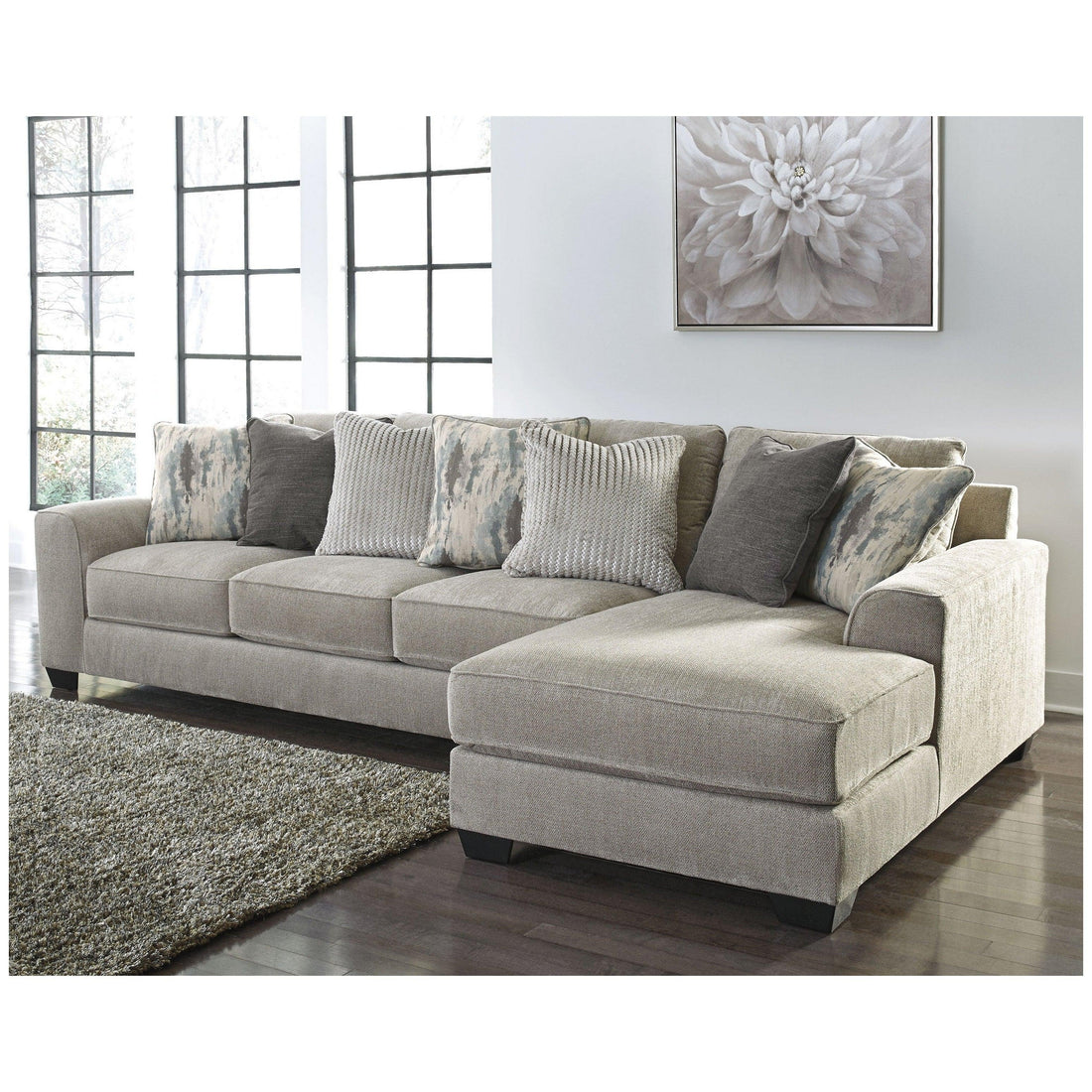 Ardsley 2-Piece Sectional with Chaise Ash-39504S5