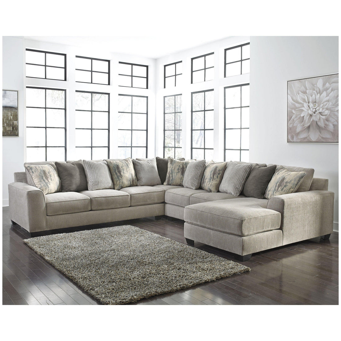 Ardsley 4-Piece Sectional with Chaise Ash-39504S2