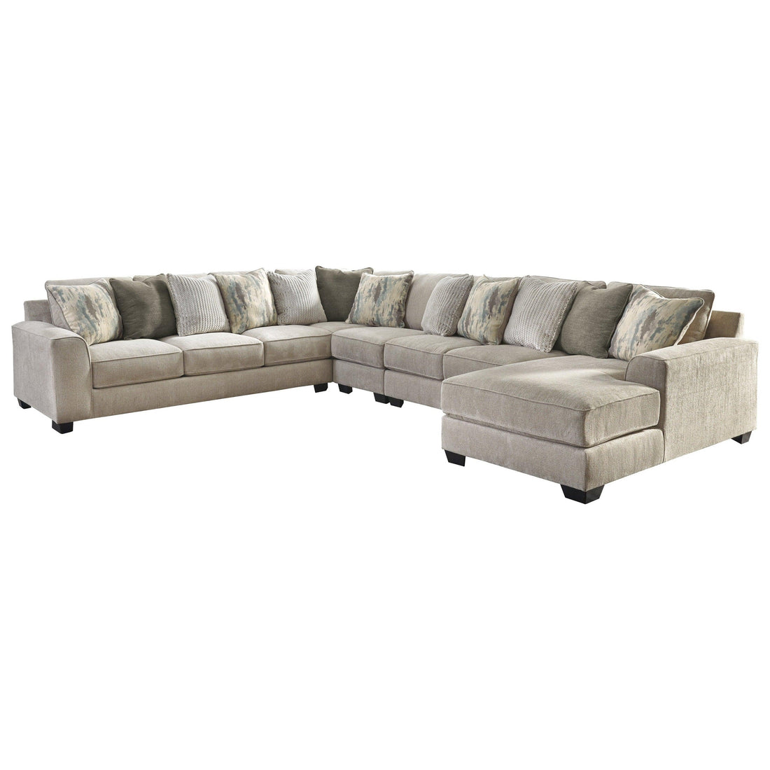 Ardsley 5-Piece Sectional with Chaise Ash-39504S8