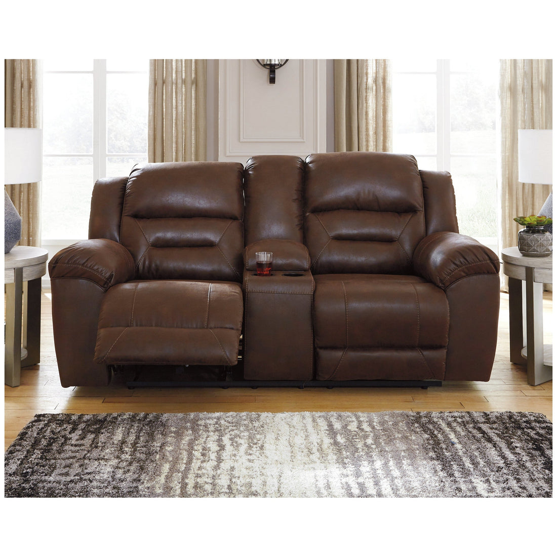 Stoneland Power Reclining Loveseat with Console