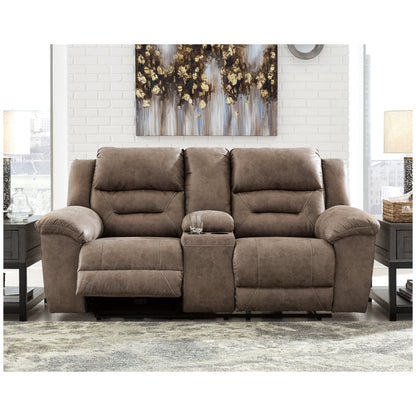 Stoneland Power Reclining Loveseat with Console