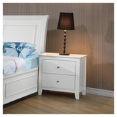 Selena 2-drawer Nightstand Buttermilk 400232