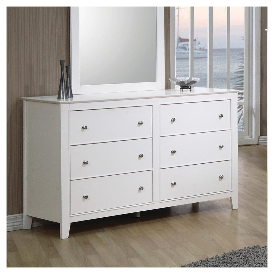 Selena 6-drawer Dresser Buttermilk 400233