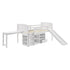 Millie Twin Workstation Loft Bed White 400330T