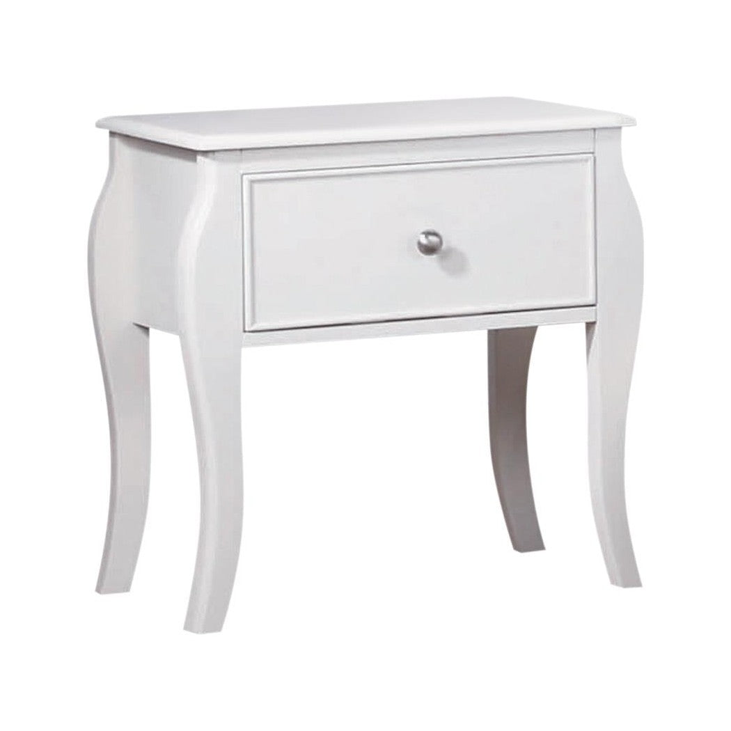 Dominique 1-drawer Nightstand White 400562