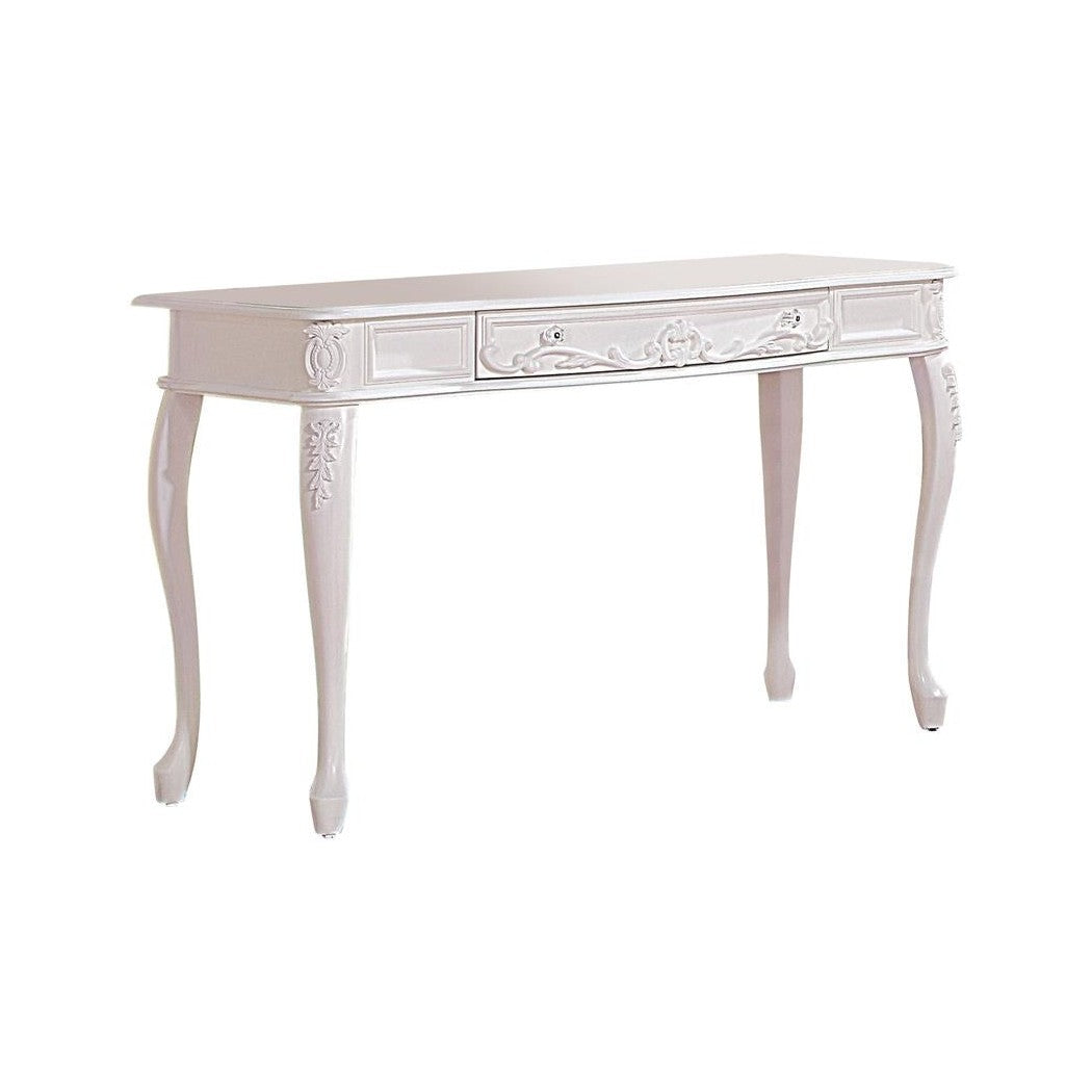 Caroline 1-drawer Vanity Desk White 400726