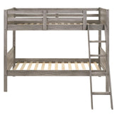 Ryder Twin over Twin Bunk Bed Weathered Taupe 400818