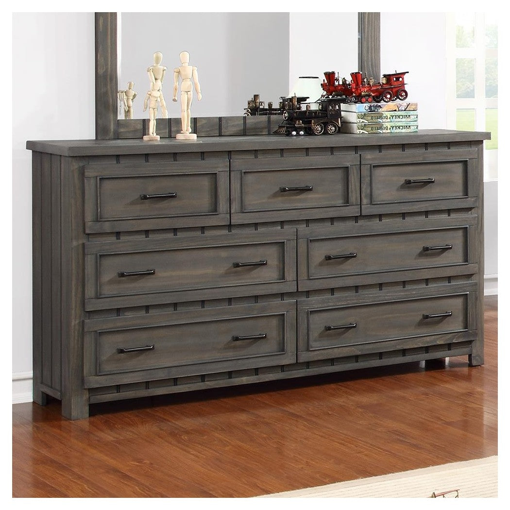 Napoleon 7-drawer Dresser with Paneled Design Gunsmoke 400933