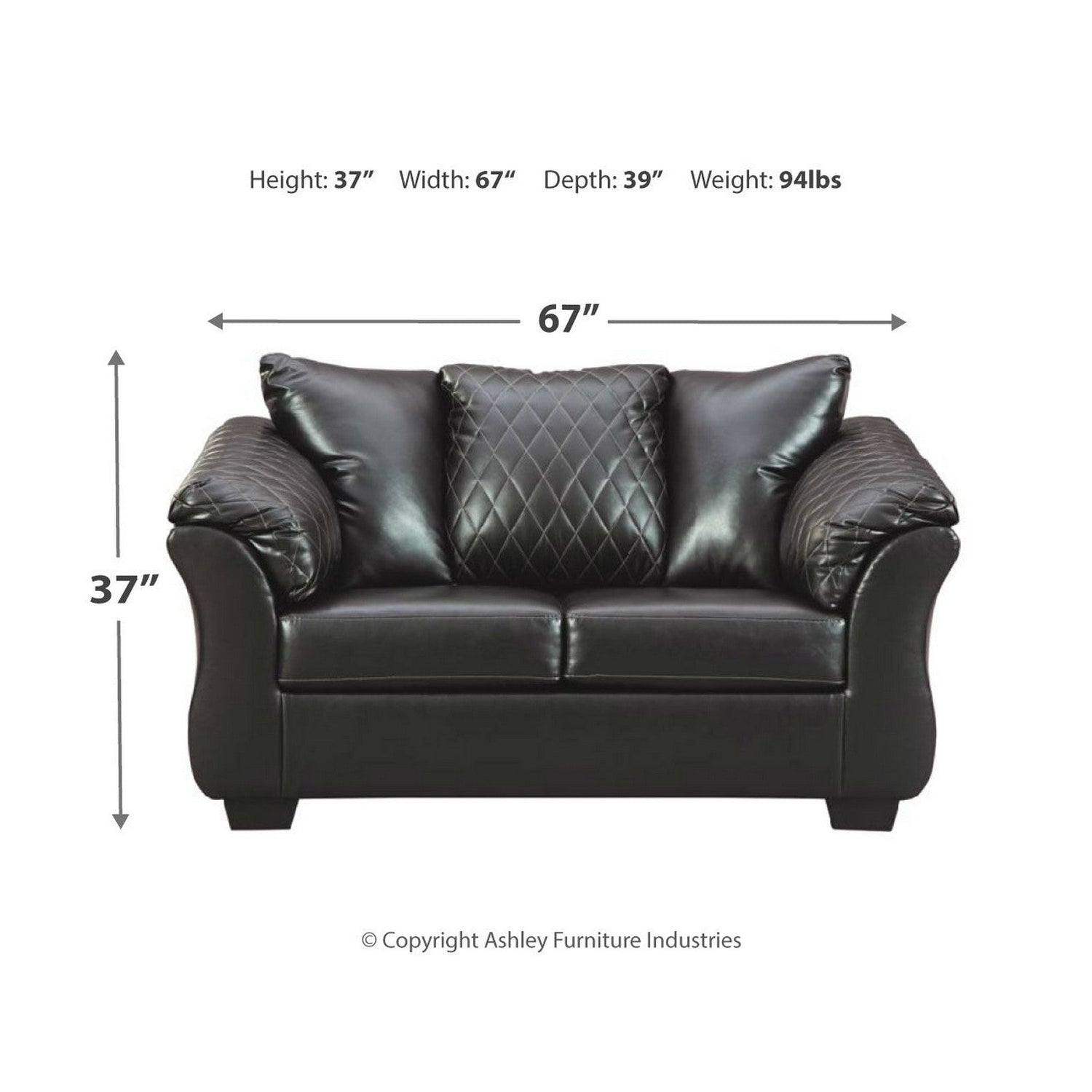 Betrillo Loveseat Ash-4050235