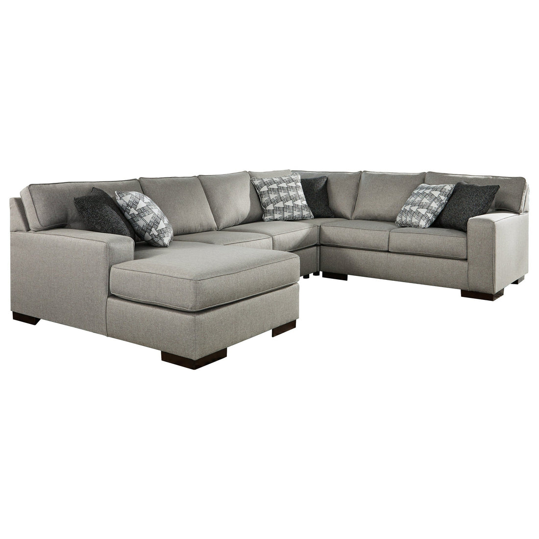 Marsing Nuvella 4-Piece Sectional with Chaise Ash-41902S5
