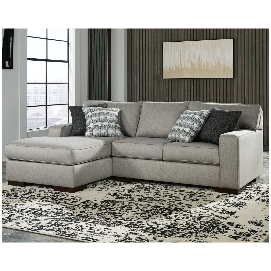 Marsing Nuvella 2-Piece Sectional with Chaise Ash-41902S1